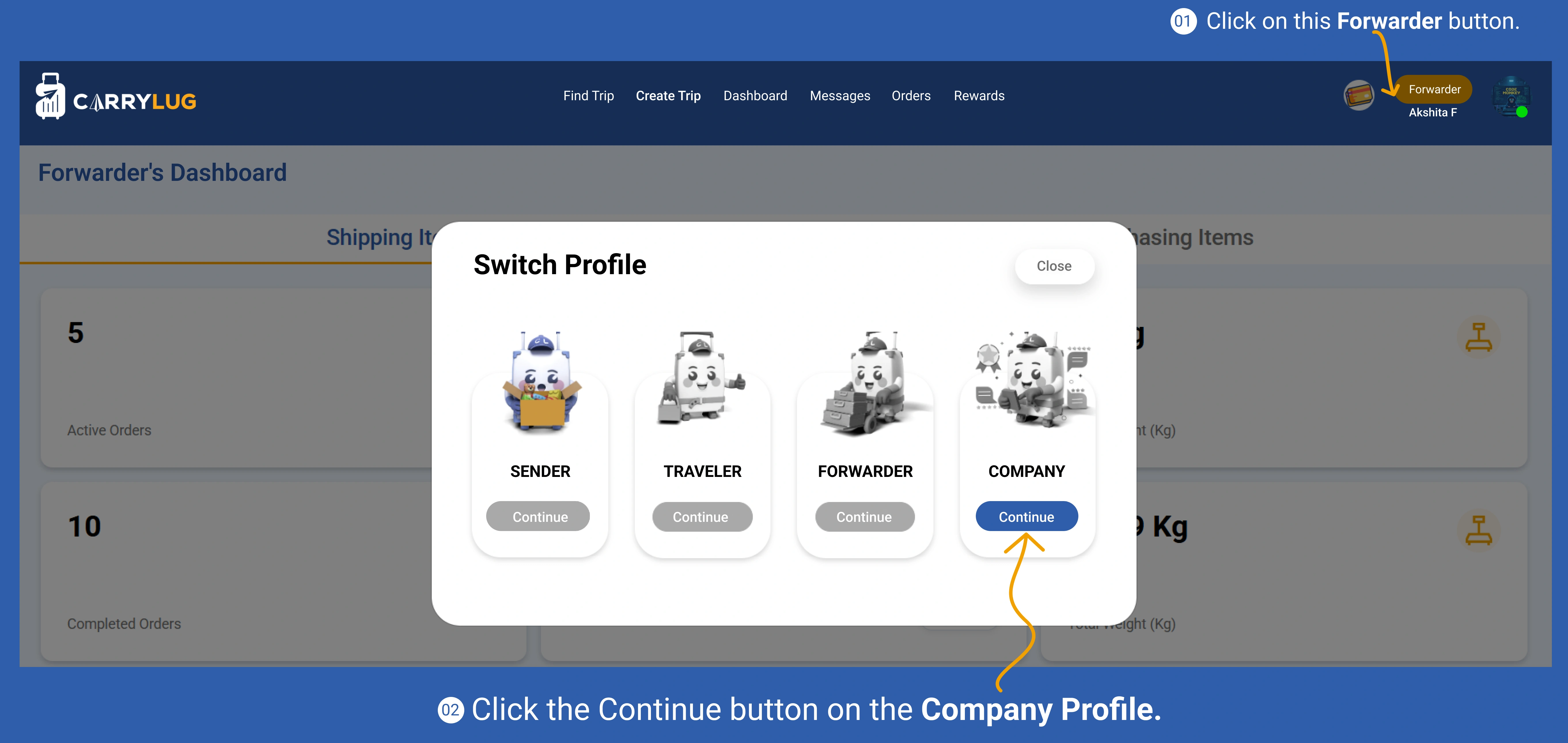 Company guide step image